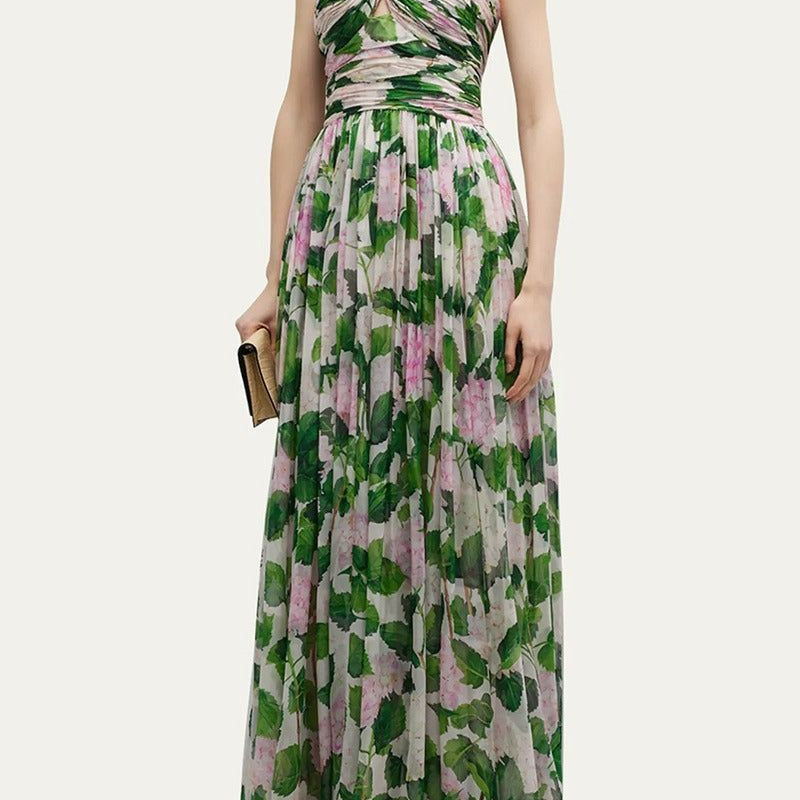 Madelaine Çiçekli Maxi Elbise